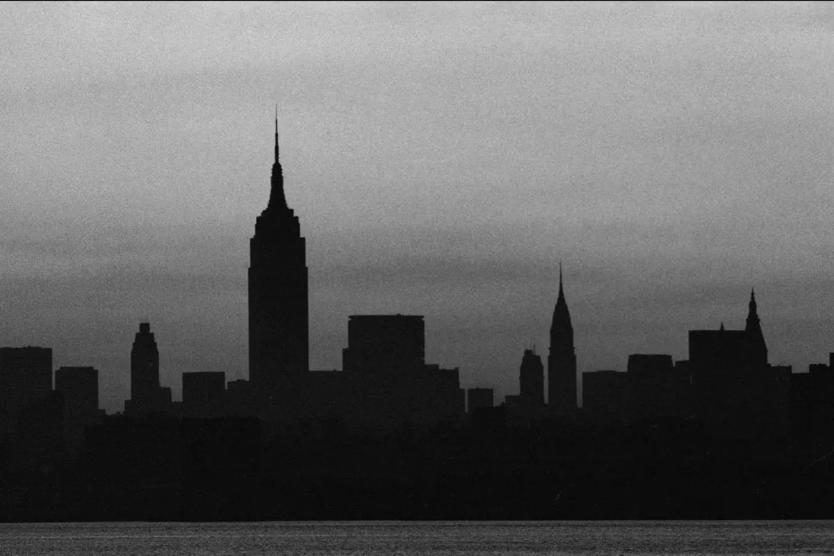 City skyline during a blackout