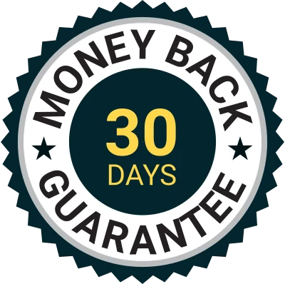 30 days money back guarantee