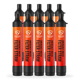 10 Survival Vault water filter straws