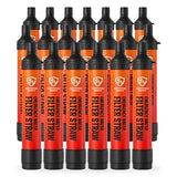 20 Survival Vault water filter straws