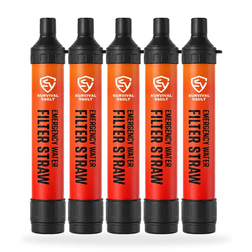 Survival Vault emergency water filter straws